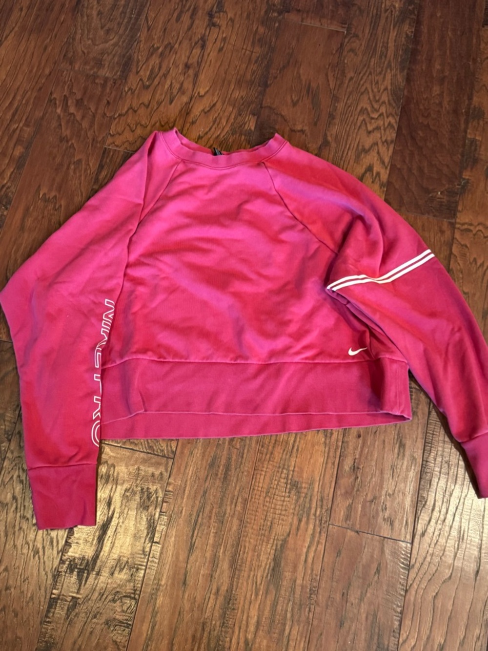 Nike Women's Raspberry Crop Sweatshirt